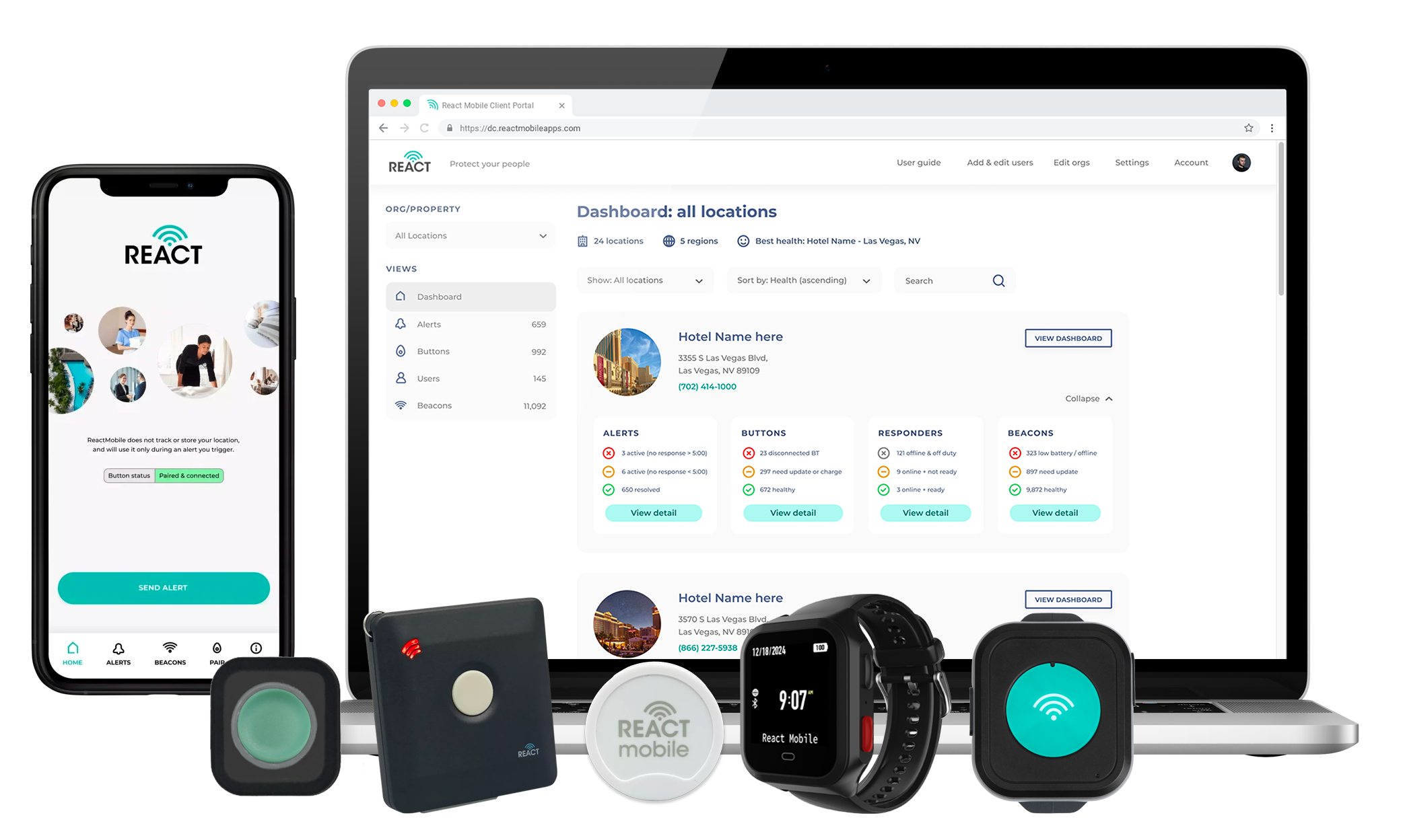Panic Button Apps & Devices for the Workplace | React Mobile