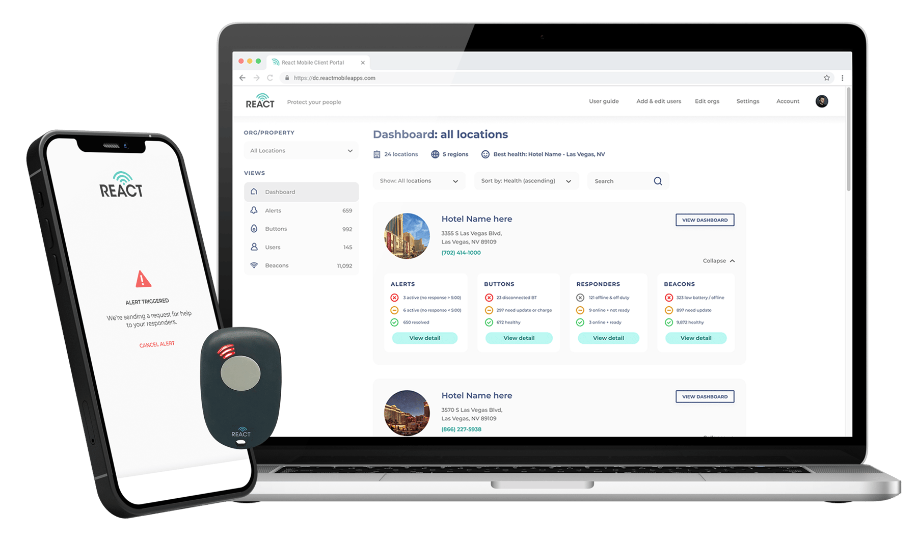 Panic Button Apps & Devices for the Workplace | React Mobile
