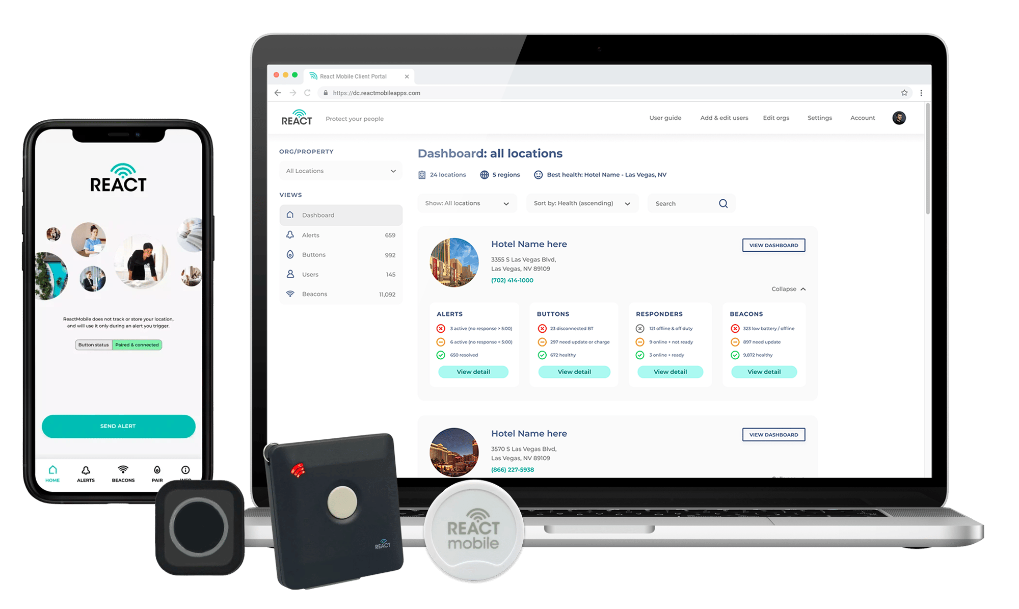 react mobile safety platform