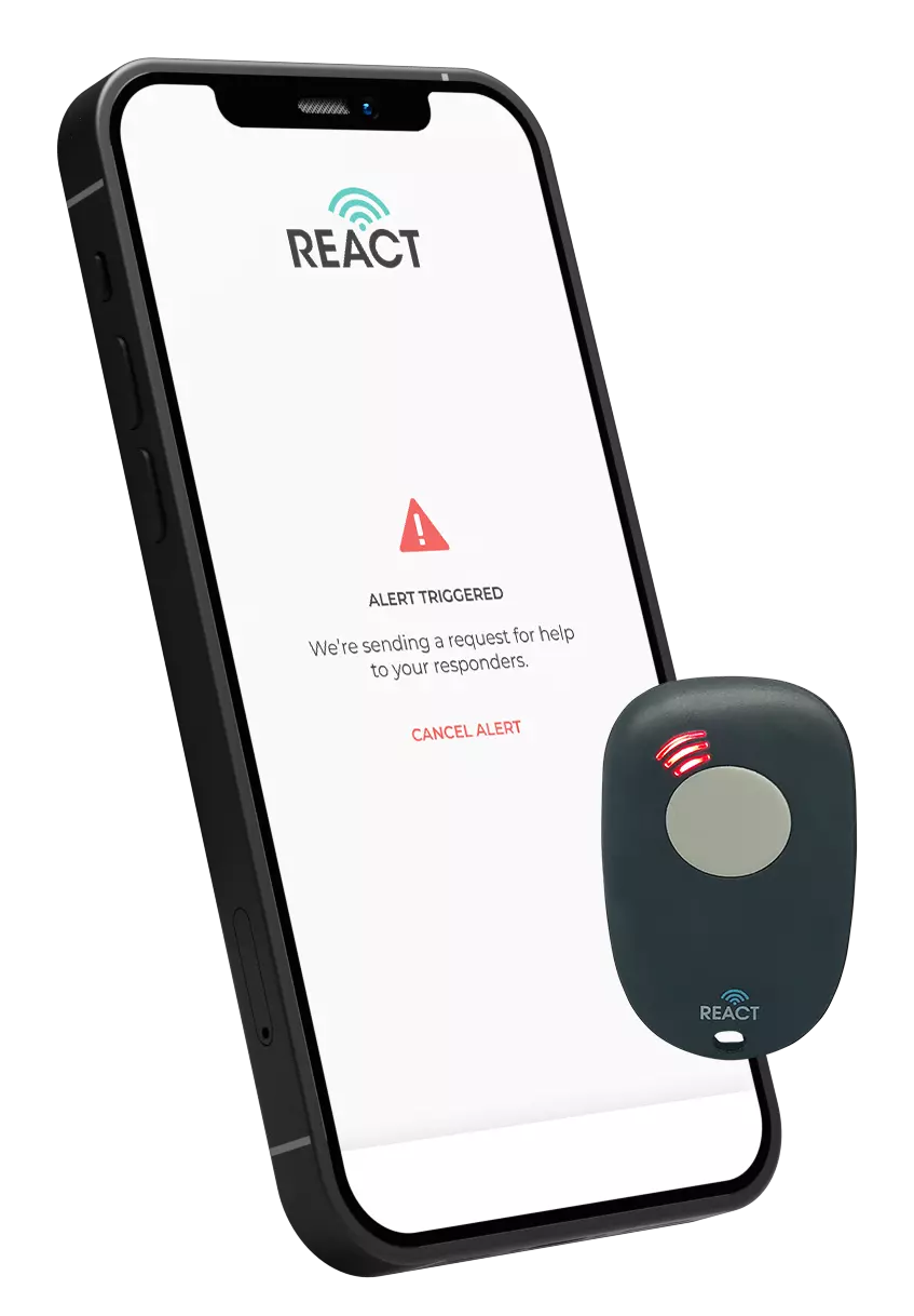 react mobile bluetooth panic button