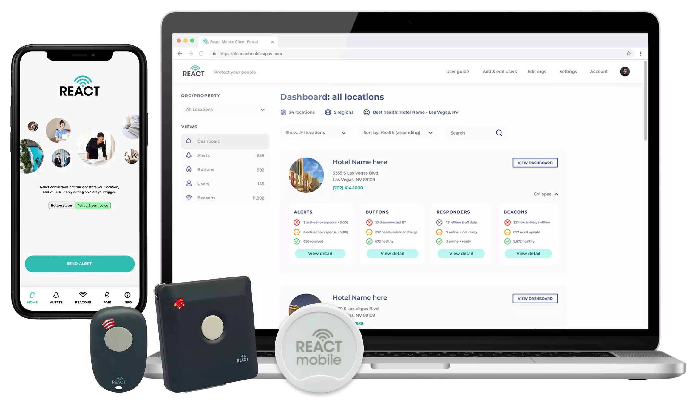 react mobile workplace safety platform